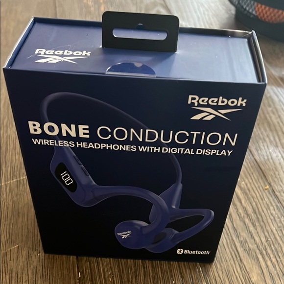 Reebok Blue Bone Conduction Over-Ear Headphones - Picture 1 of 1